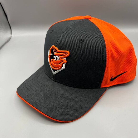 Baltimore Orioles Hat Men Black Orange Nike Dri-Fit Classic99 Snap Back Cap - Picture 8 of 8